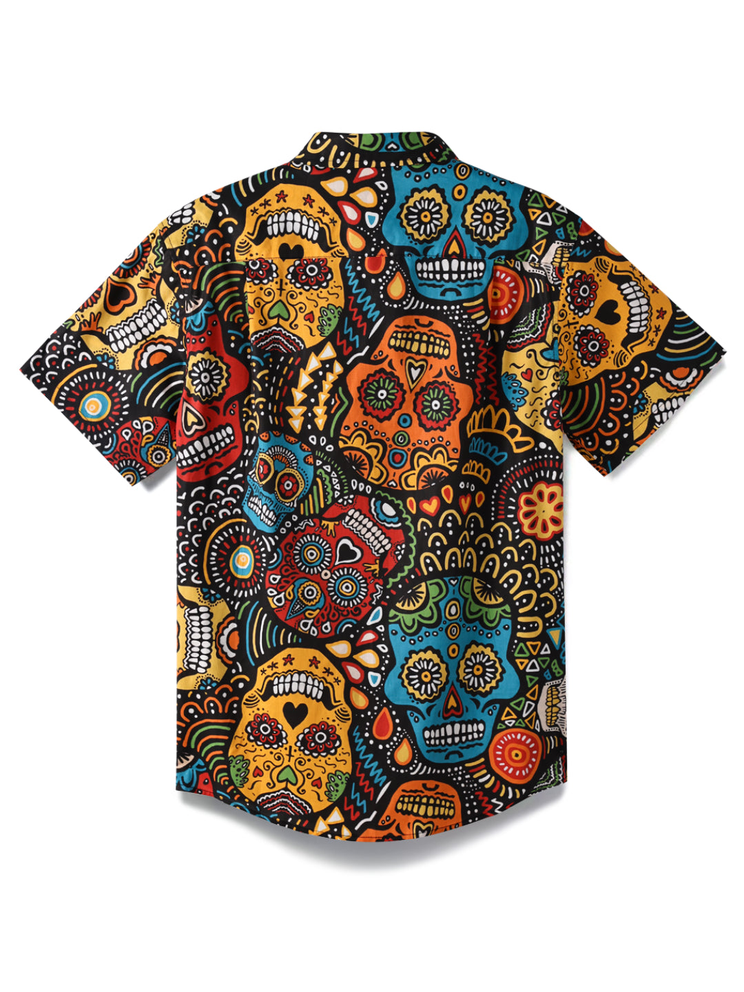 Colorful Skull-100% Cotton Shirt