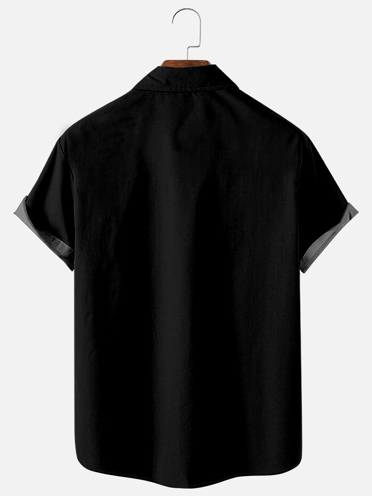 Men's Classic Retro Bowling Casual Short Sleeve Shirt
